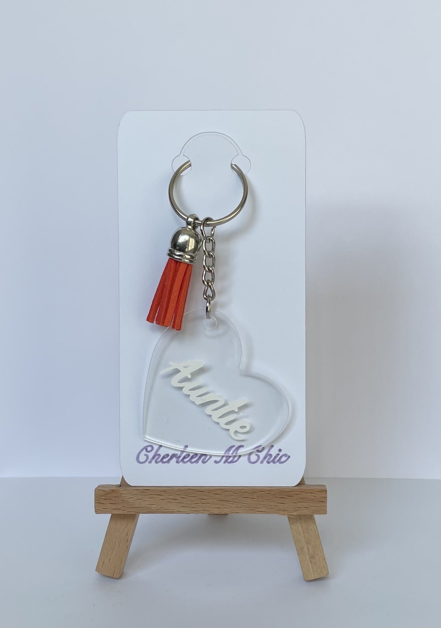 Auntie keyring